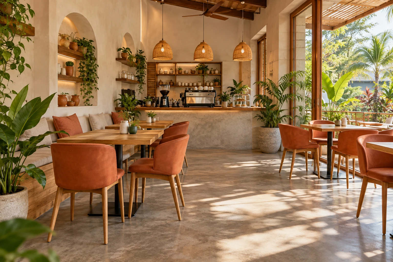 The Café Bruma space